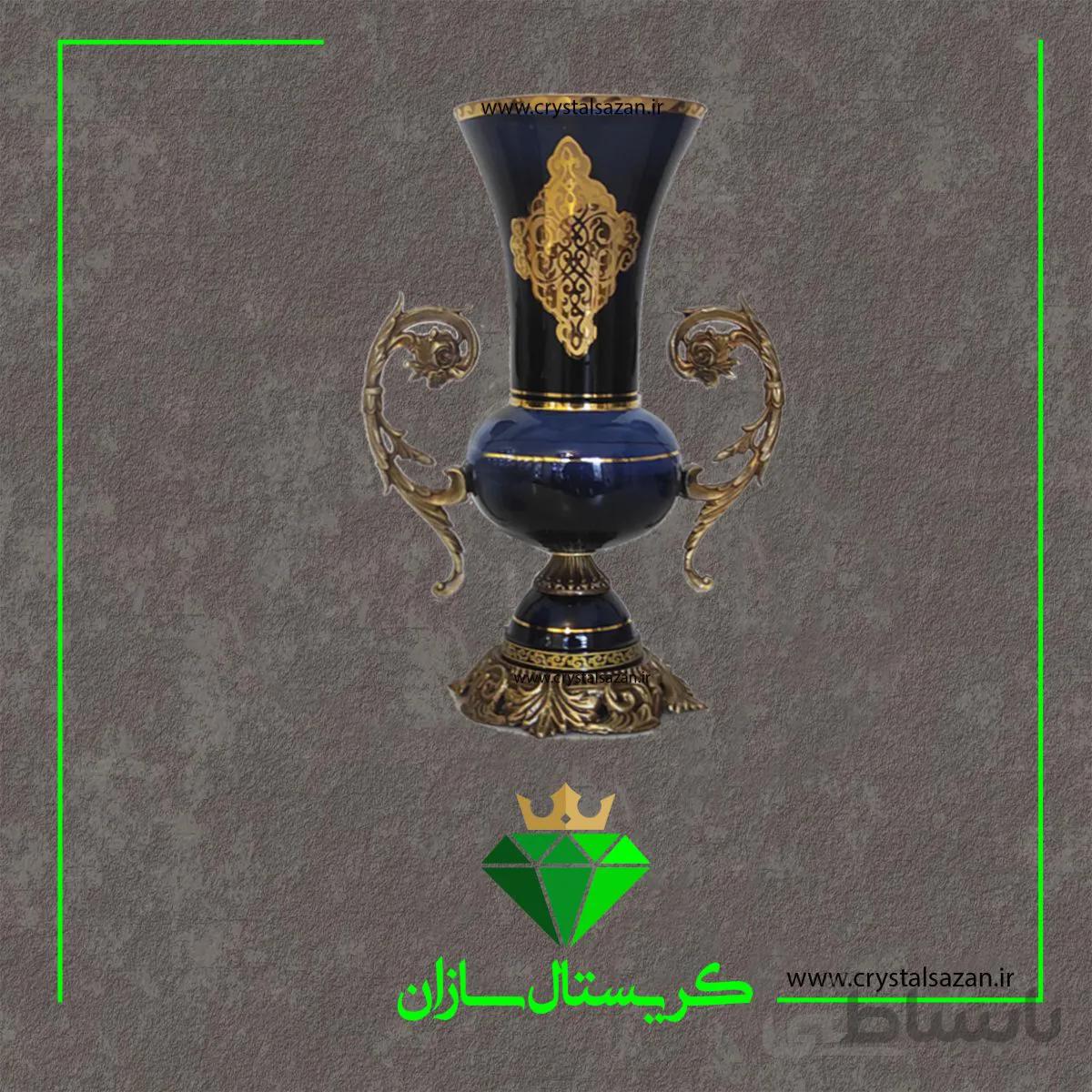 گلدان کریستال کد G1333 کریستال سازان