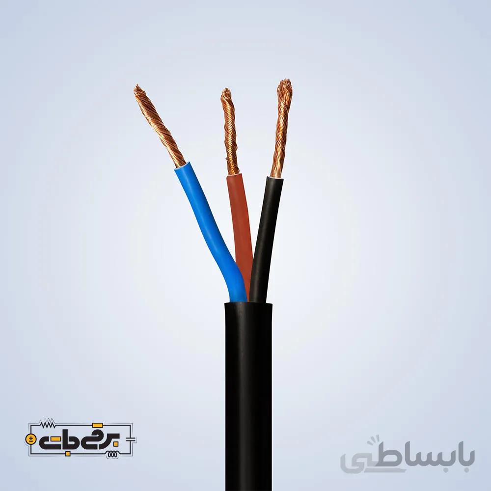 کابل افشان 3 در 4 برند مازندران
