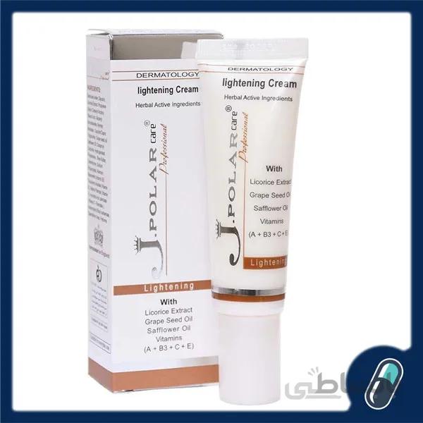 جی پولار کرم روشن کننده وضد لک HERBAL ACTIVE
