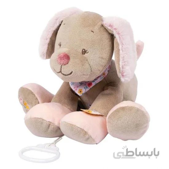 عروسک پولیشی موزیکال ناتو Nattou مدل سگ Iris And Lali