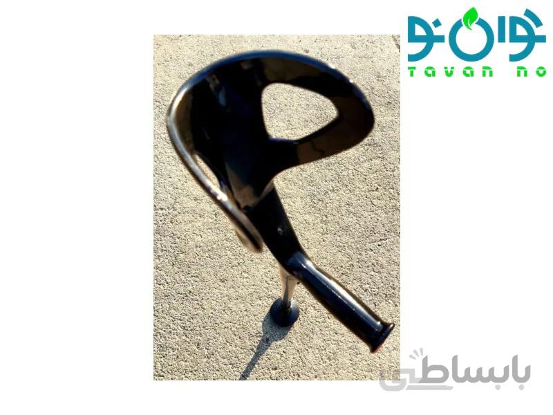 عصا آلبوکراچ مشکی غضروفی طرح کوپر E-124-L