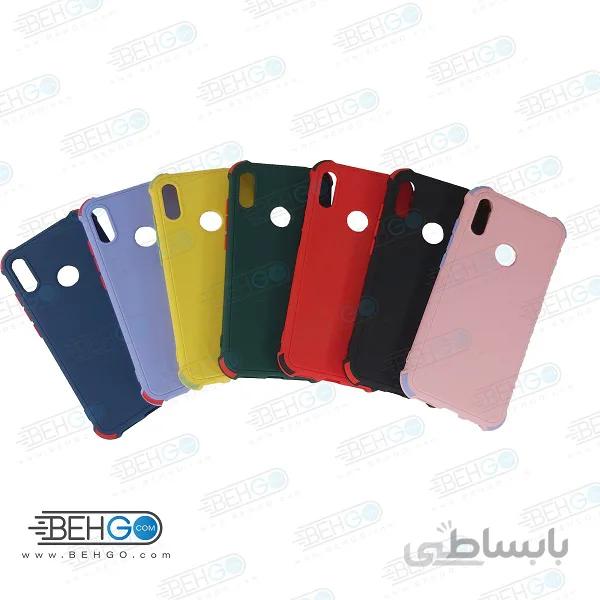 قاب هواوی Y6 Prime 2019 ,Y6S و Honor 8A کاور مدل ژله ای دکمه رنگی محکم ضد ضربه با محافظ لنز دوربین Camera Cover color key Case for Huawei Y6S / Y6 2019 / Honor 8A
