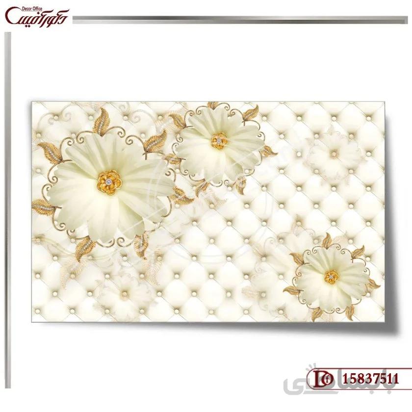 پوستر دیواری گل سه بعدی 7511 ا 3D flower wall poster 7511
