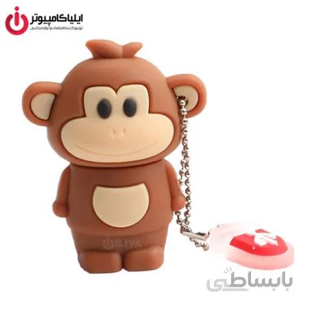 فلش مموری فانتزی کینگ فست مدل MO-22 طرح میمون ظرفیت 32 گیگابایت