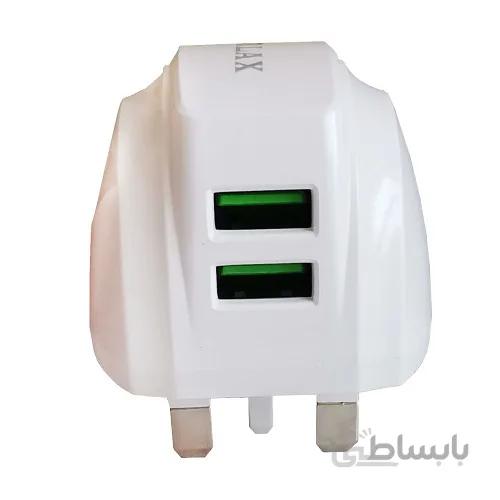 شارژر جرلکس مدل GA-21 به همراه کابل لایتنینگ