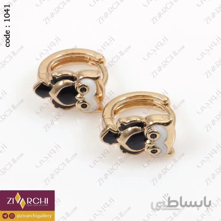 گوشواره چفتی ژوپینگ (طرح جغد) 1041