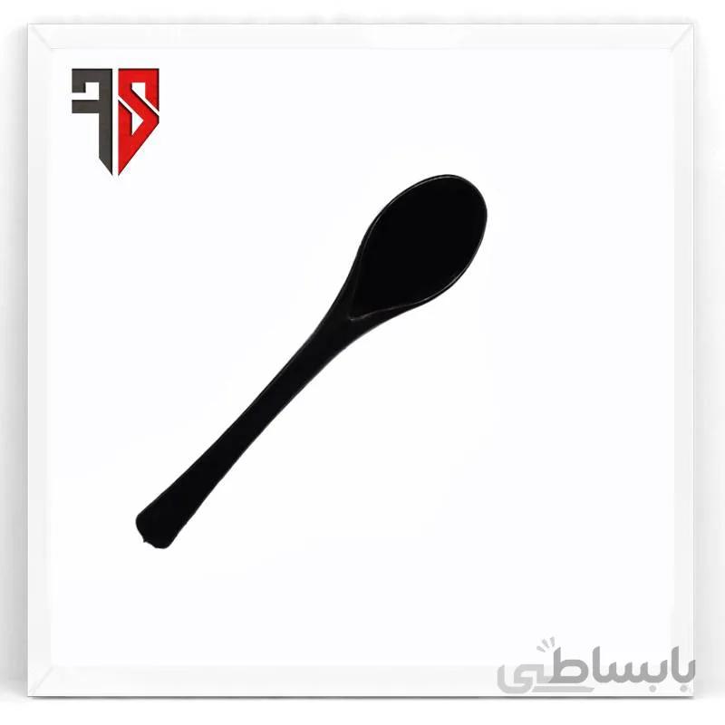 قاشق آرامیس یکبارمصرف مشکی