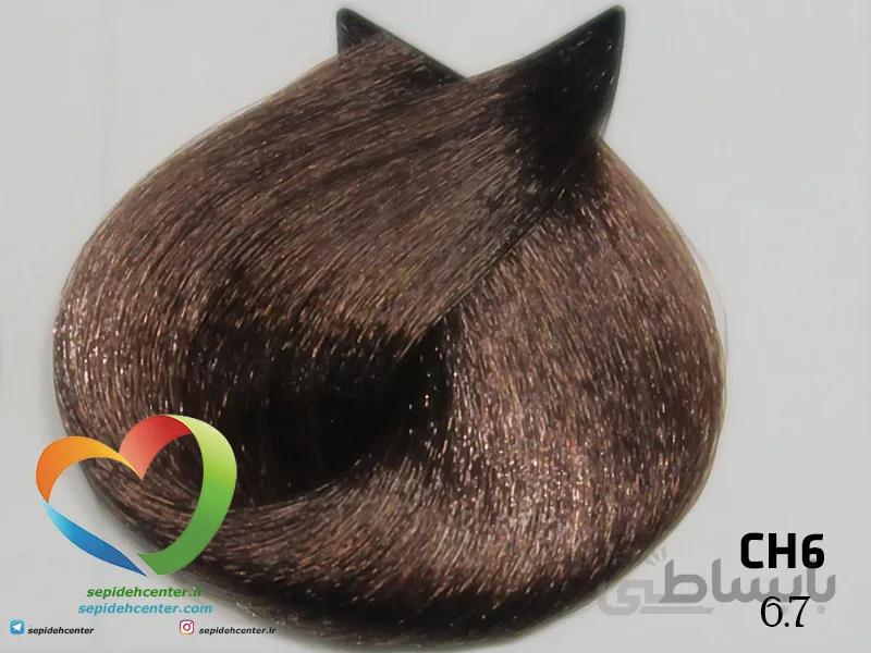 رنگ موی ترام کالر traum color بلوند شکلاتی تیره CH6- 6.7