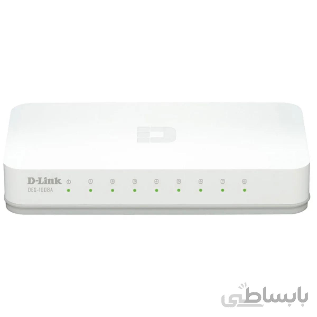 سوییچ 8 پورت دی-لینک مدل DES-1008A