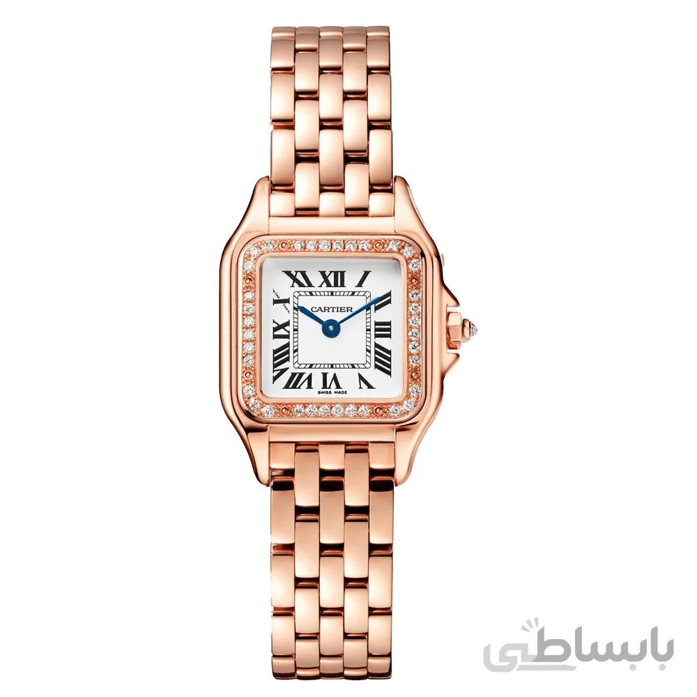 ساعت مچی زنانه کارتیر مدل Cartier Panthere Silver Diamonds De.4545C