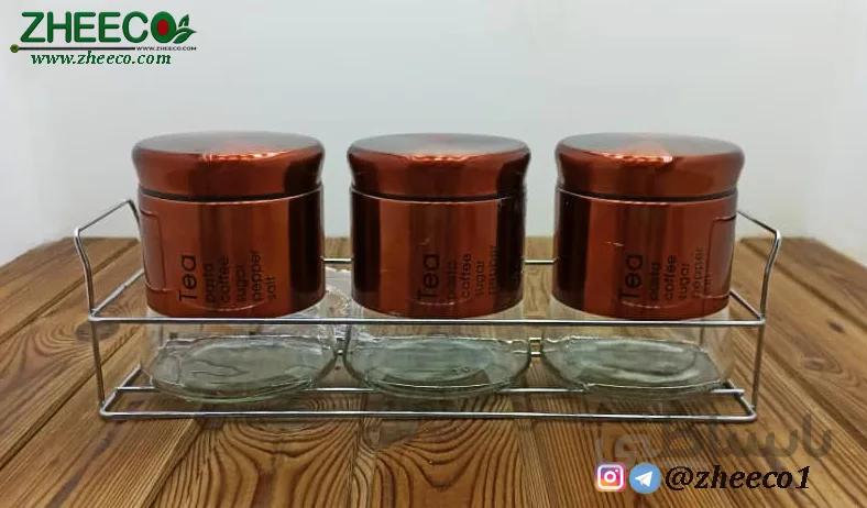 جا ادویه شیشه ای