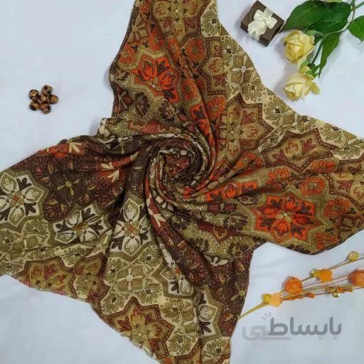 شال نخی طرح سنتی اجری