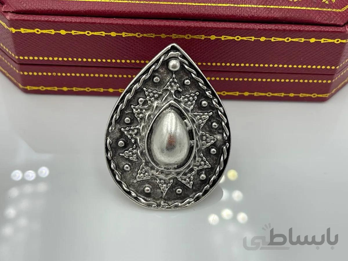 انگشتر اشکی طرح خاص فری سایز