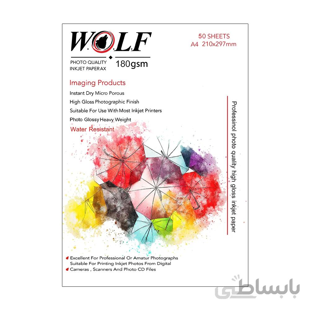کاغذ ولف فتوگلاسه 180 گرم سایز A4