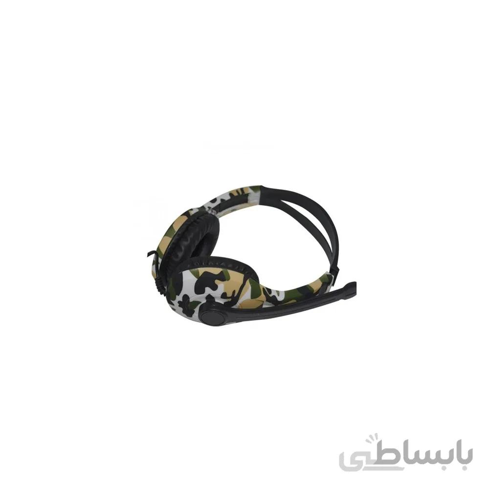 هدفون سیم دار طرح خلبانی گیمینگ HeadPhone Gaming B12