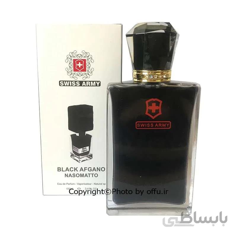 ادو پرفیوم سوئیس آرمی رایحه اسپرت بلک افغانو | Swiss Army Black Afgano