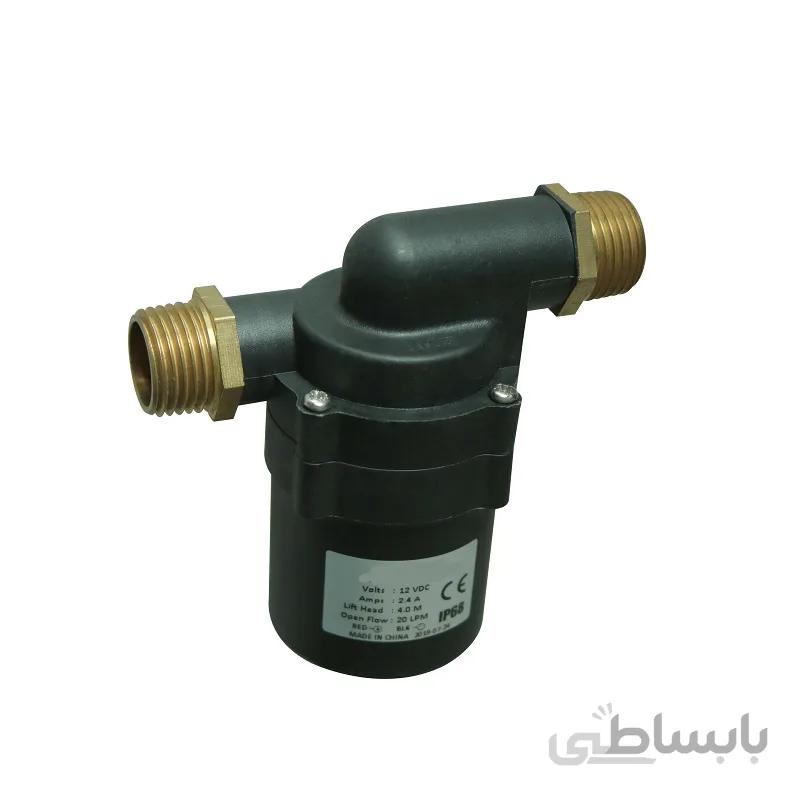 پمپ مایعات براشلس 20 لیتر بر دقیقه 12 ولت ا 20L/min water pump