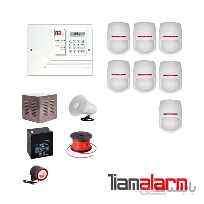 پکیج دزدگیر اماکن باسیم مدل آی تی آر سیم کارتی و تلفنی I50PY7