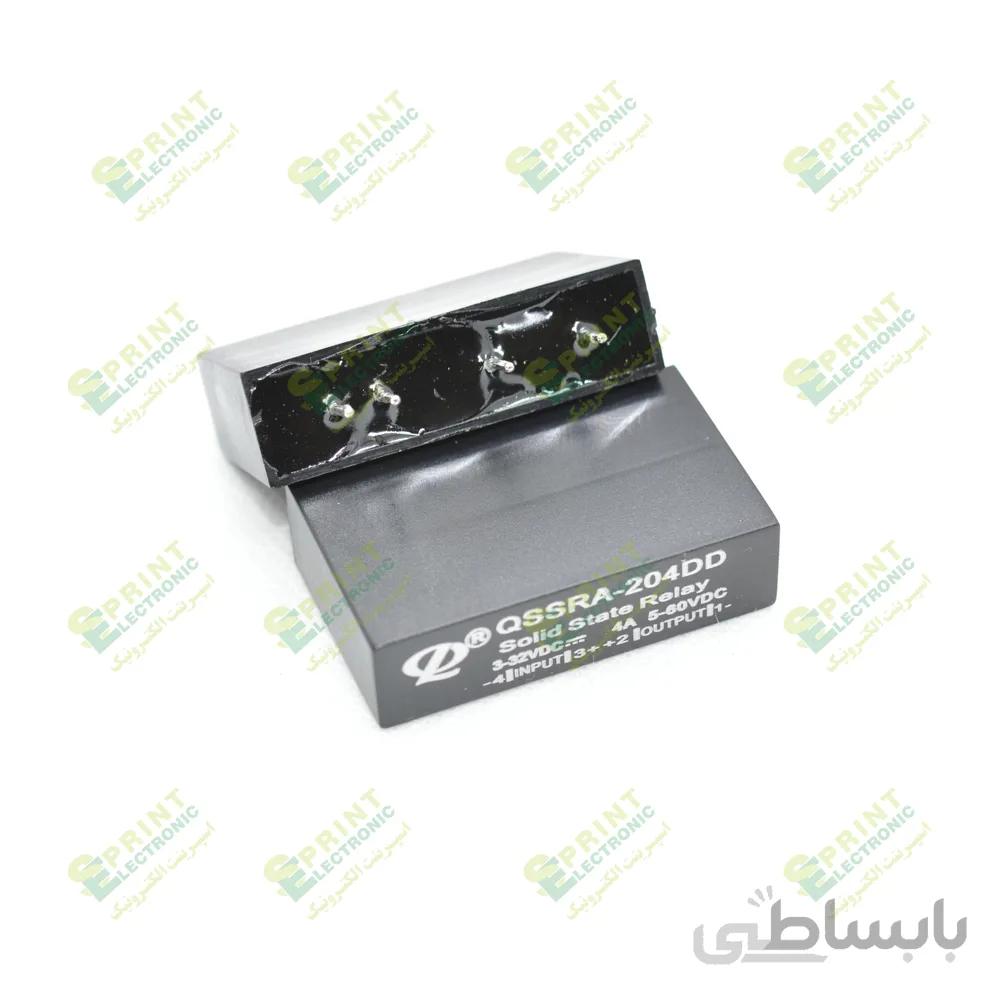 رله الکترونیکی SSR روبردی 4 پایه تک فاز 4 آمپر DC/DC