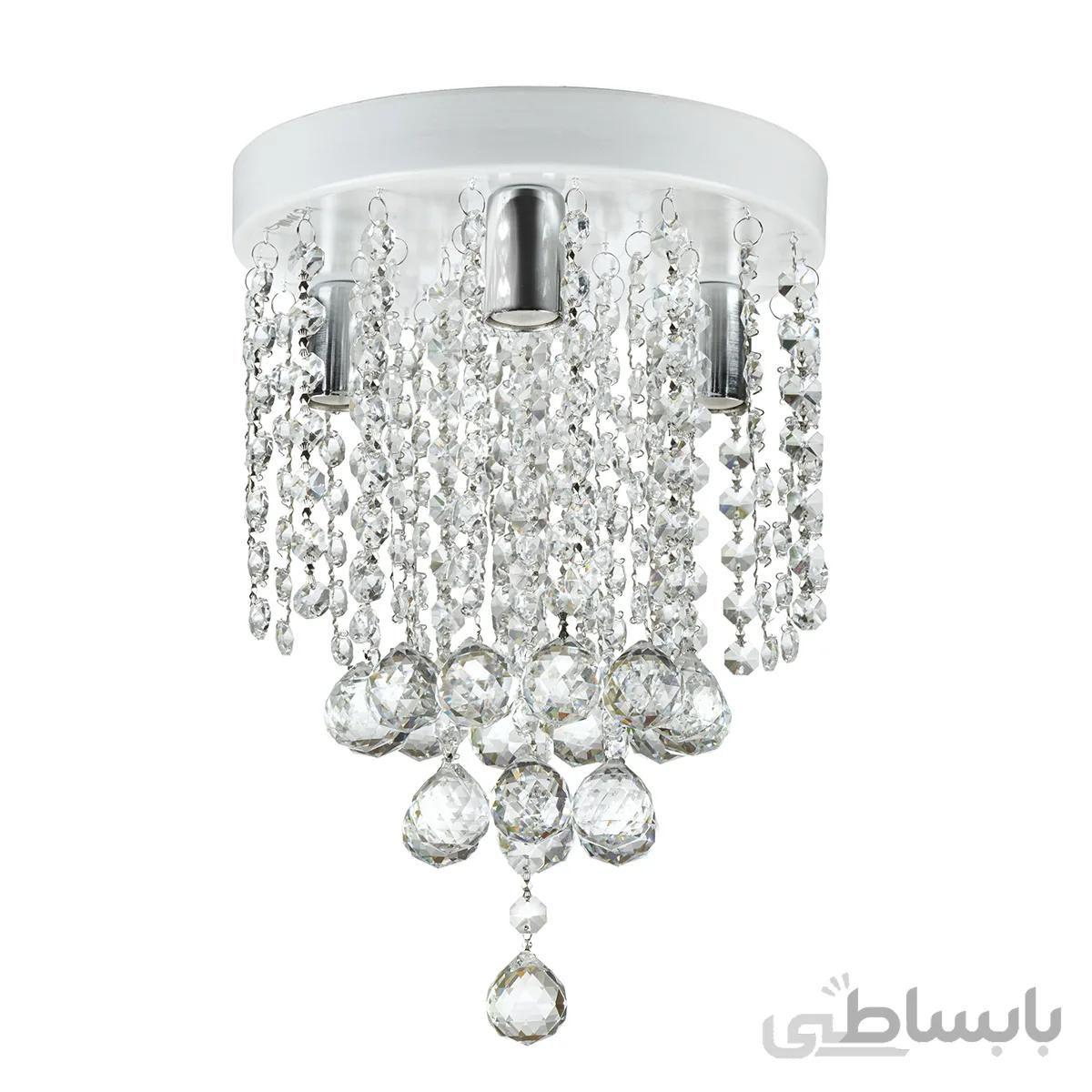 لوستر سقفی کریستالی چشمه نور کد A2680/23-WT