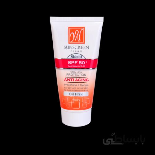 کرم ضد آفتاب فاقد چربی فاقد رنگ SPF 50 مای