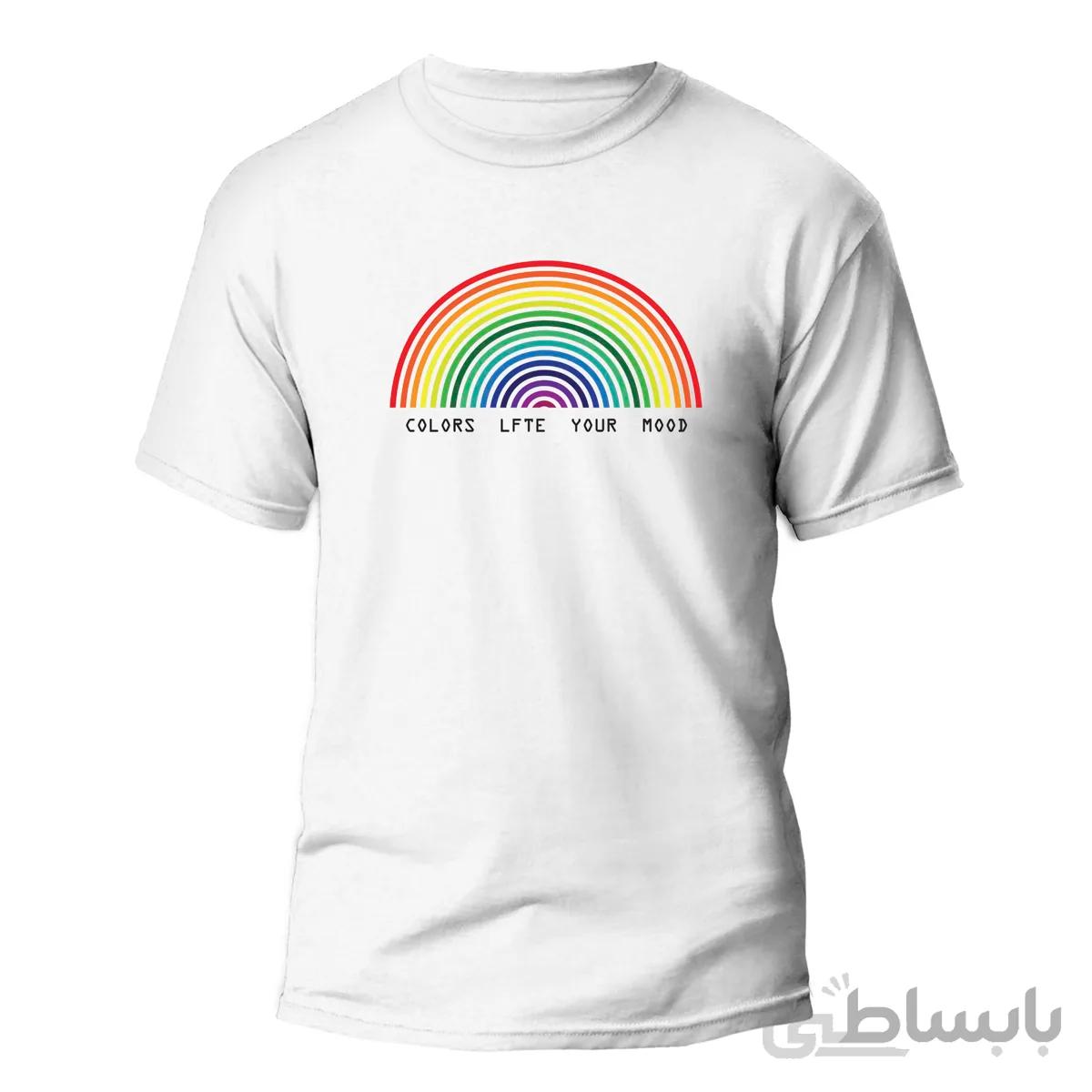 تیشرت طرح گرافیکی colors