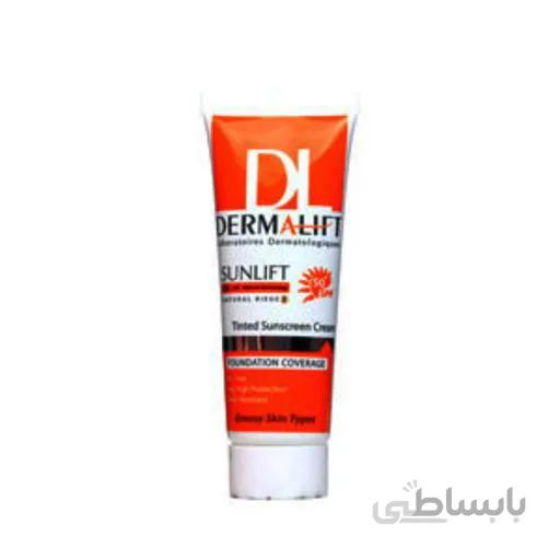 کرم ضد آفتاب رنگ شن صحرایی 4 درمالیفت (Dermalift) حجم 50mL