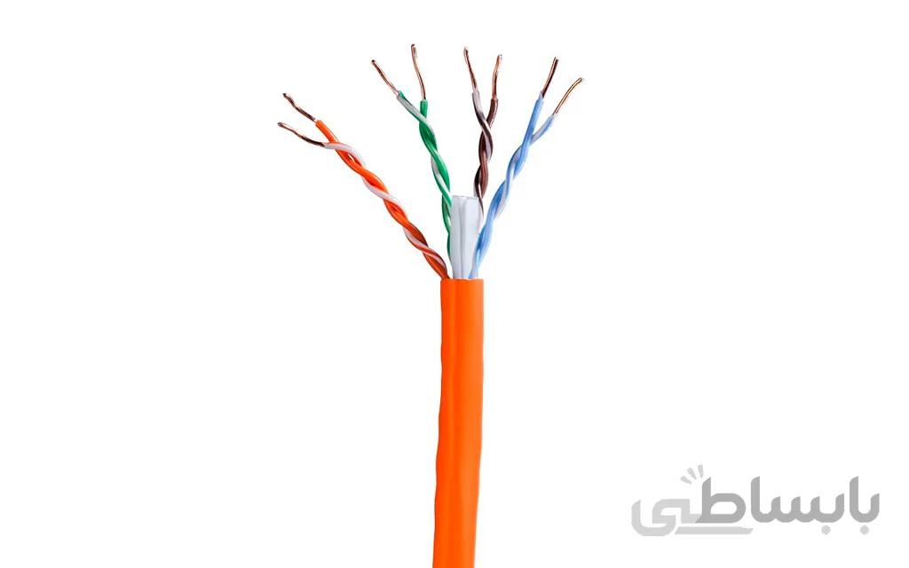 کابل شبکه نگزنس cat6 UTP با تست فلوک ا Nexgans cat6 UTP network cable with PVC coating with flow test