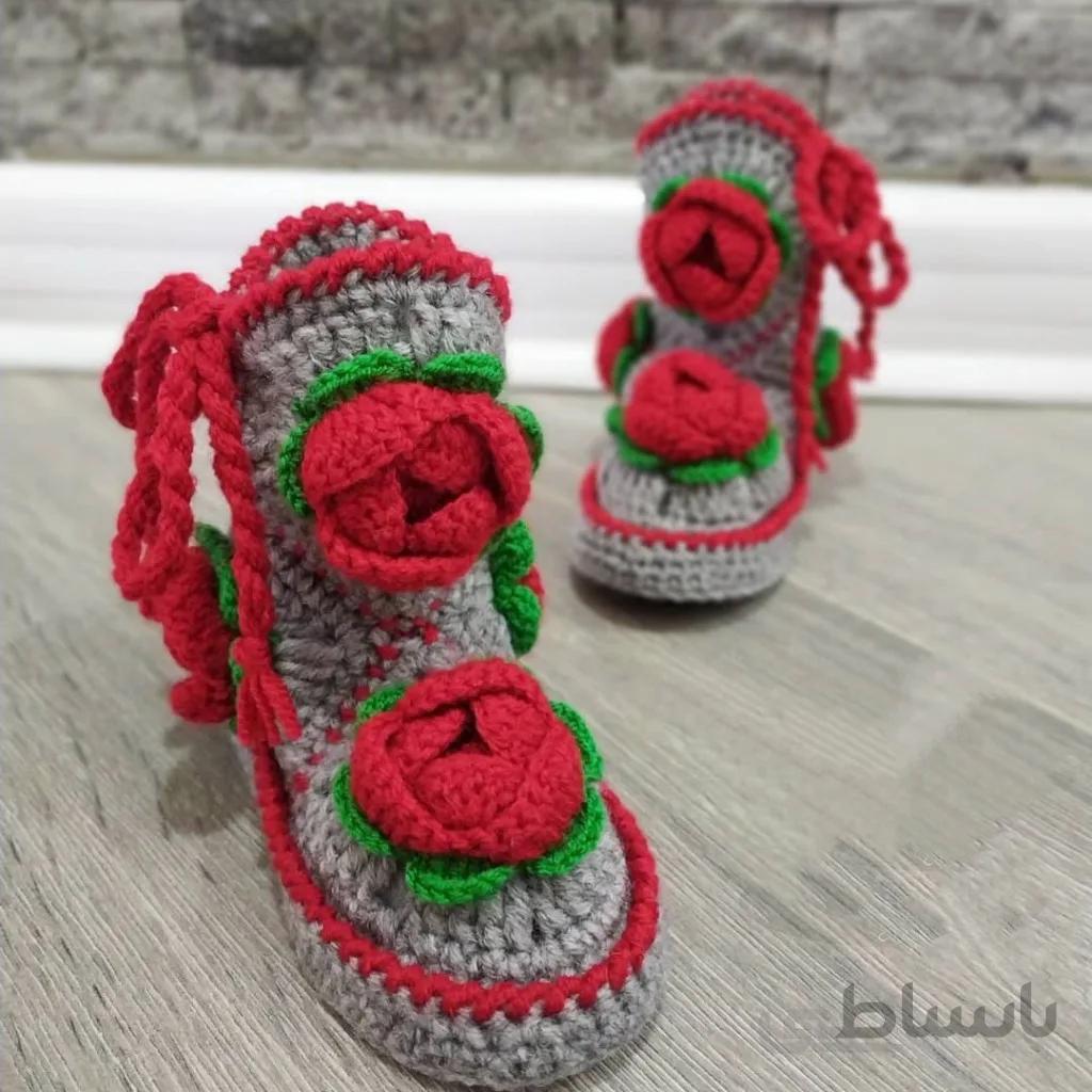 نیم بوت بافتنی زنانهSidra مدلdr-iuJ