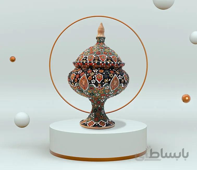 شکلات خوری مینا کاری