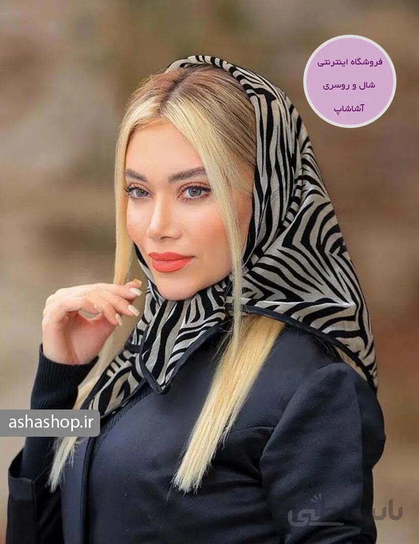روسری طرح شعله