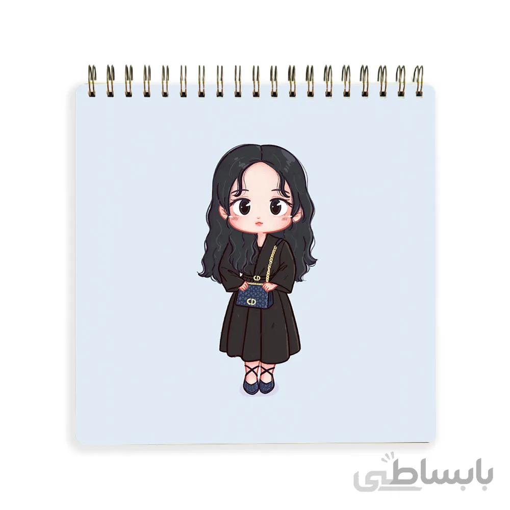 دفترچه يادداشت black pink کد 10100217