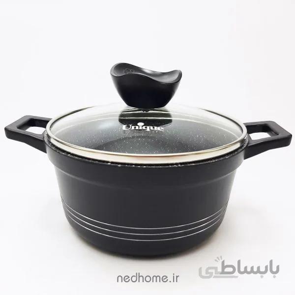 قابلمه تک چدن گرانیت یونیک