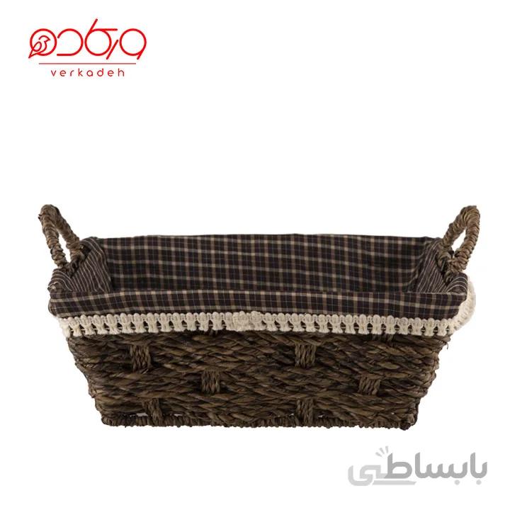 سبد حصیری نان و سبزی سایز بزرگ