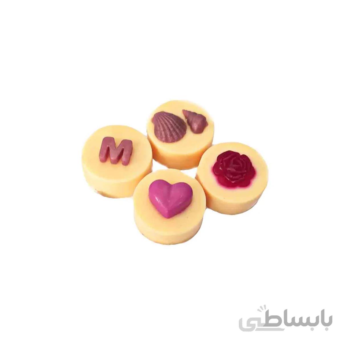 صابون دستساز طرح قلب وگل و صدف و اسم
