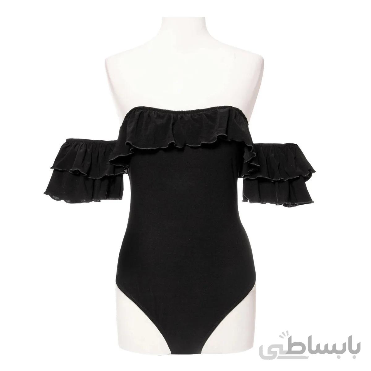 بادی مجلسی یقه باز دکلته استین فانتزی تیساپه 321