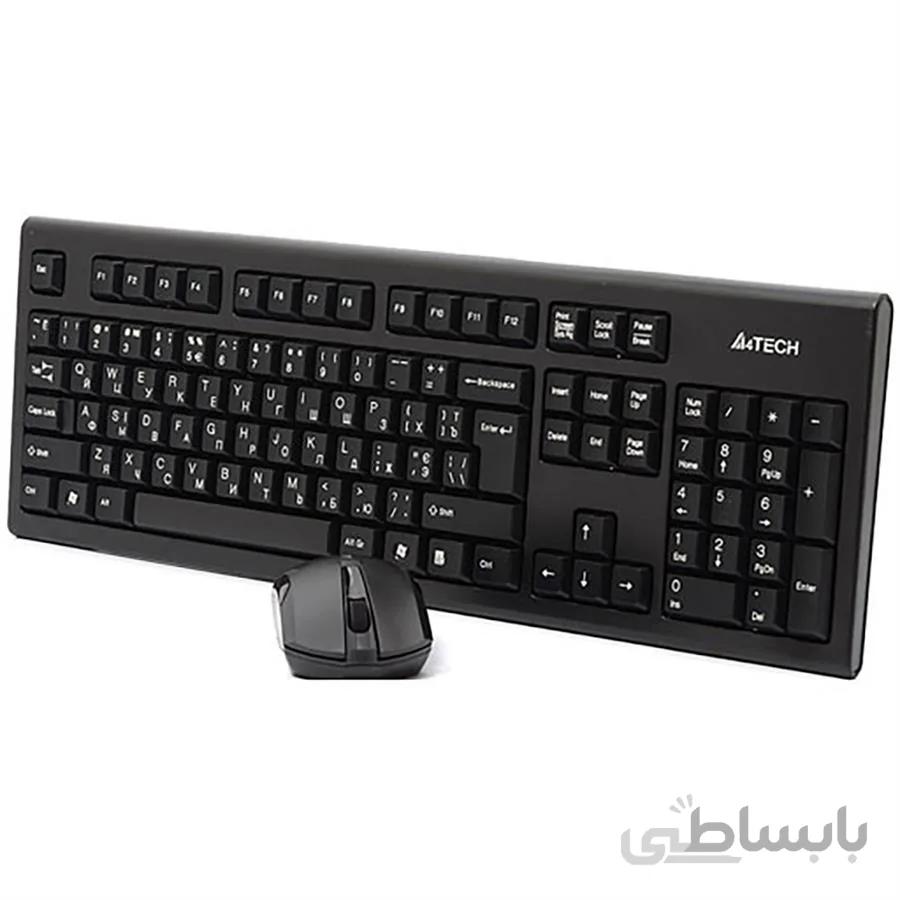 کیبورد و ماوس ای فورتک مدل 3000N ا A4Tech 3000N Keyboard And Mouse