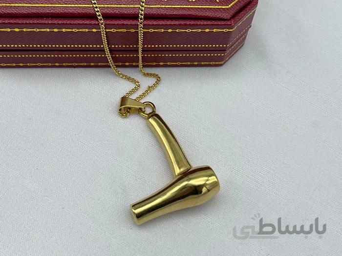خرید گردنبند طرح سشوار آرایشگری