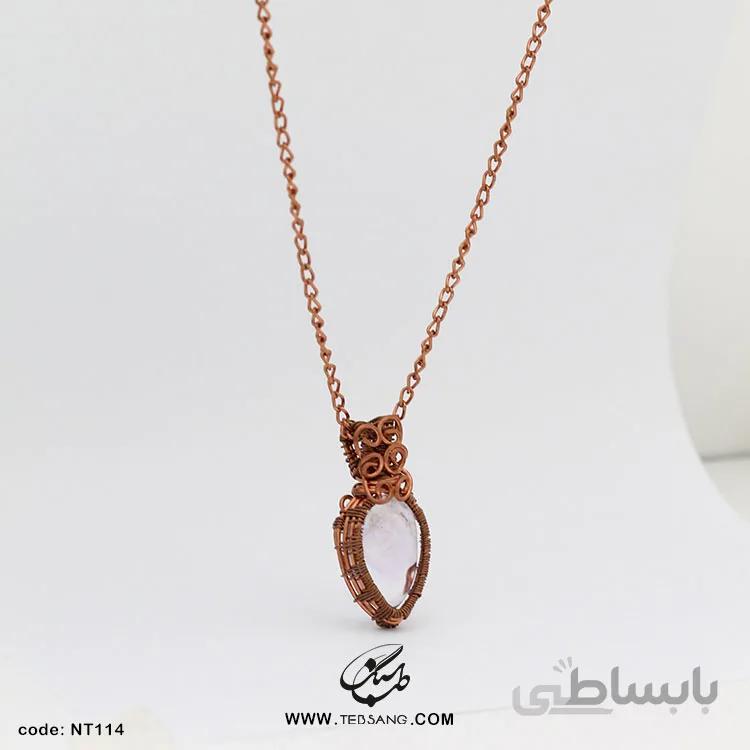گردنبند زنانه سنگ آمیتیست NT-114