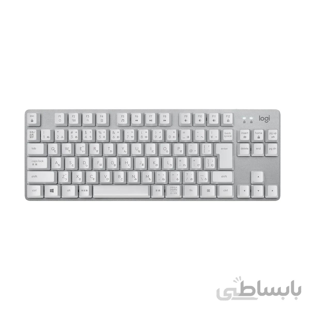 کیبورد مکانیکال لاجیتک مدل tkl k835 سفید