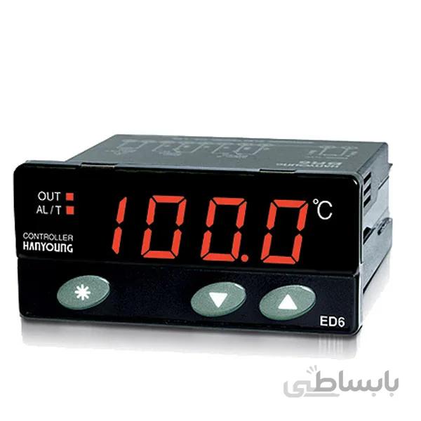 کنترلر دما اقتصادی با ورودی K و خروجی رله و آلارم هانیانگ مدل HANYOUNG ED6-FPMAP4 (24v ac/dc) ا HANYOUNG ED6-FKMAP4
