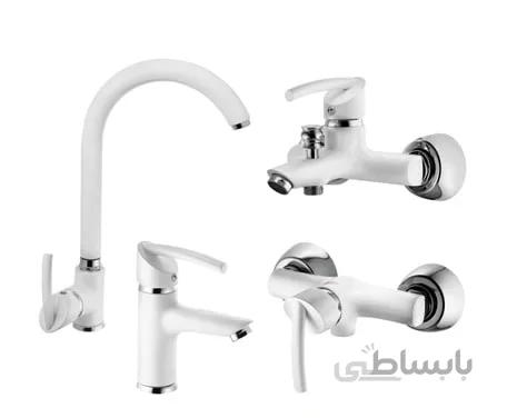 ست شیرآلات البرز روز مدل ستاره سفید