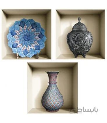 استیکر سه بعدی طاقچه مجازی طرح تاریخ