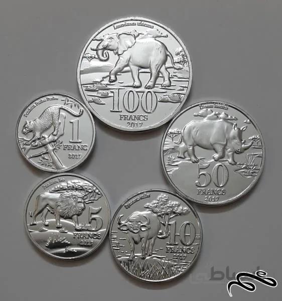ست کامل سکه های کاتانگا