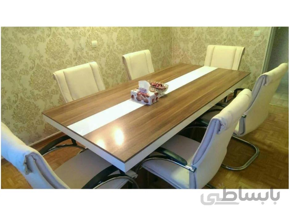 میز کنفرانس پایه مکعب قابدار کد d253