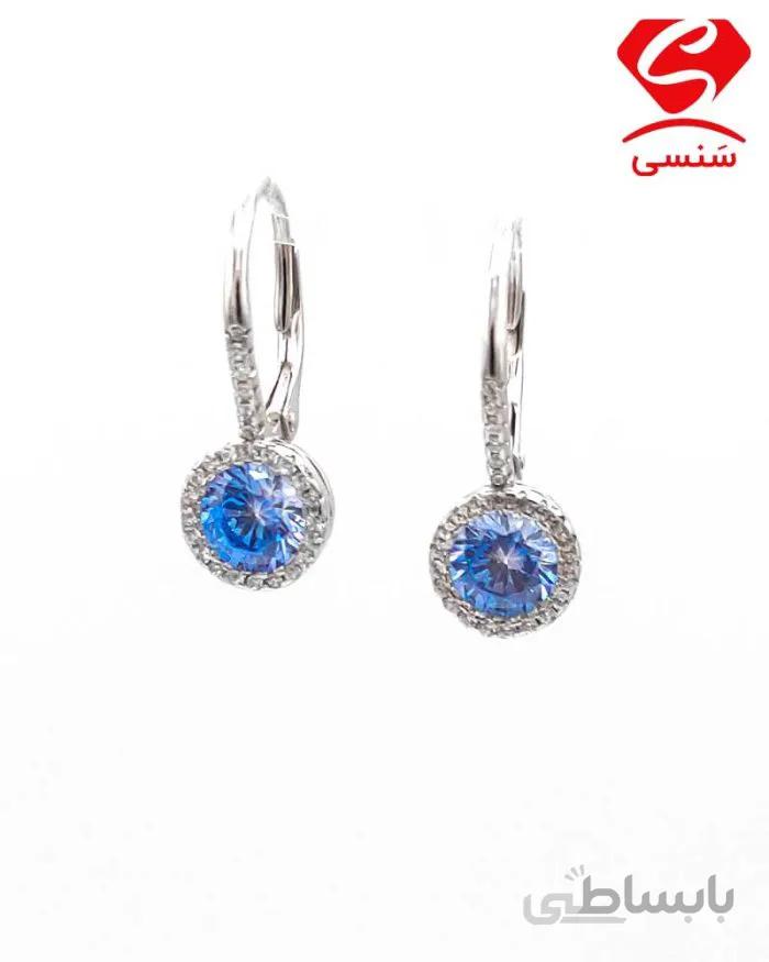 گوشواره سواروسکی نقره