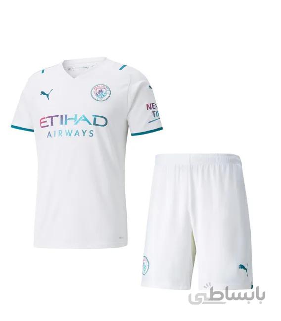 کیت کامل دوم باشگاهی منچستر سیتی Manchester City 2021-22 Away Jersey Kit Shirt+Short