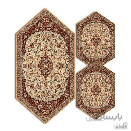 سری سه تکه ترمه طرح شاه عباسی کد 688