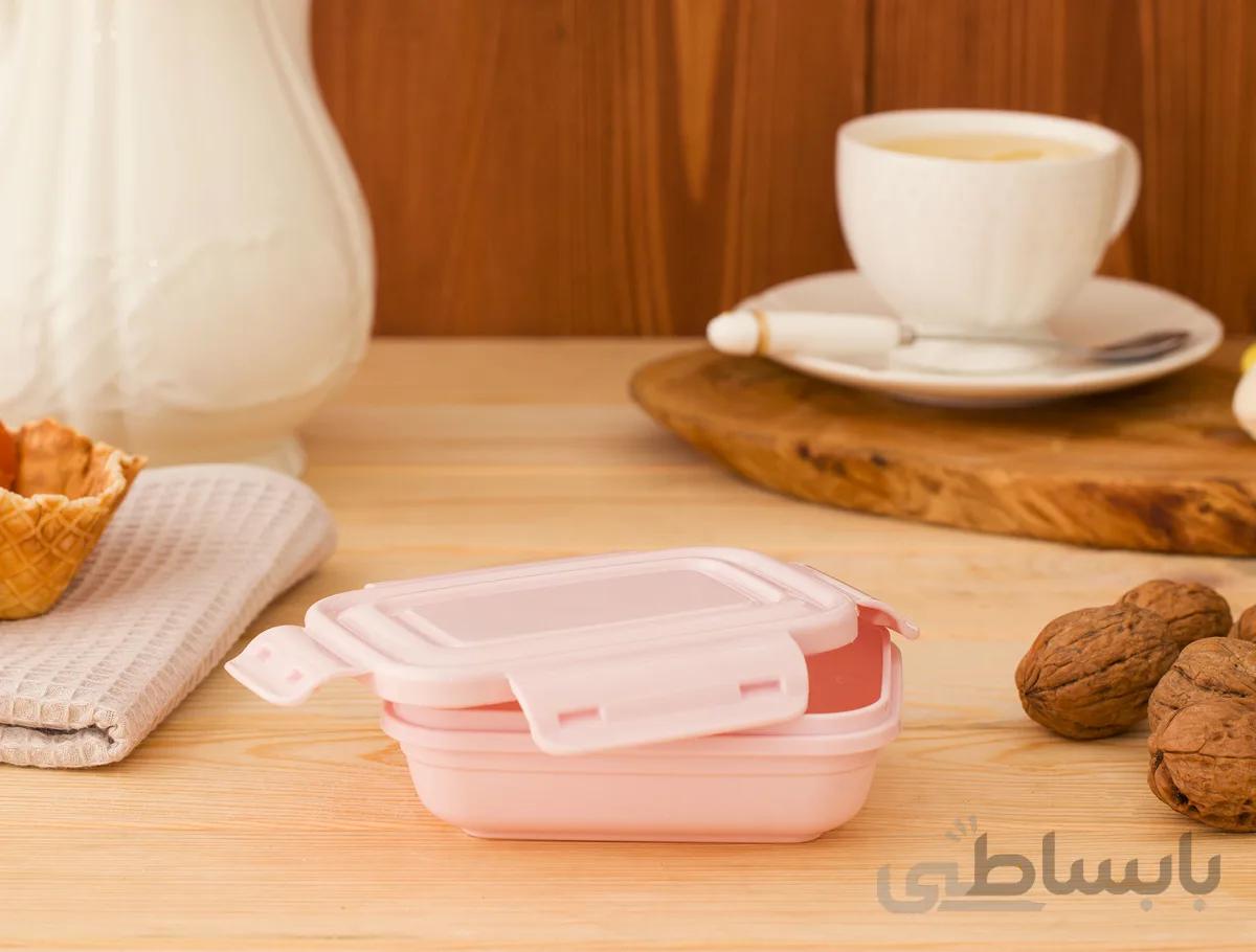 ظرف نگهدارنده درب دار مادام کوکو طرح Daily سایز کوچک