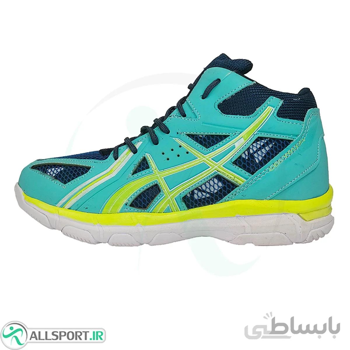 کفش والیبال اسیکس طرح اصلی Asics Blue White